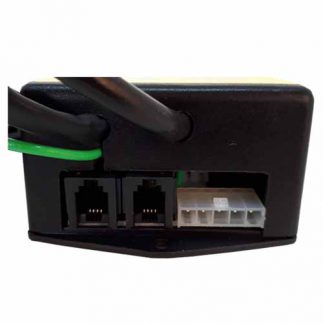 Conexões da fonte de alimentação para checkout para 2 Botões e 1 Motopolia