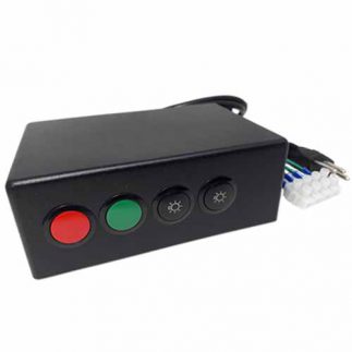 Fonte de alimentação para checkout para 4 botões