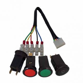 Fonte de alimentação para checkout para 4 botões